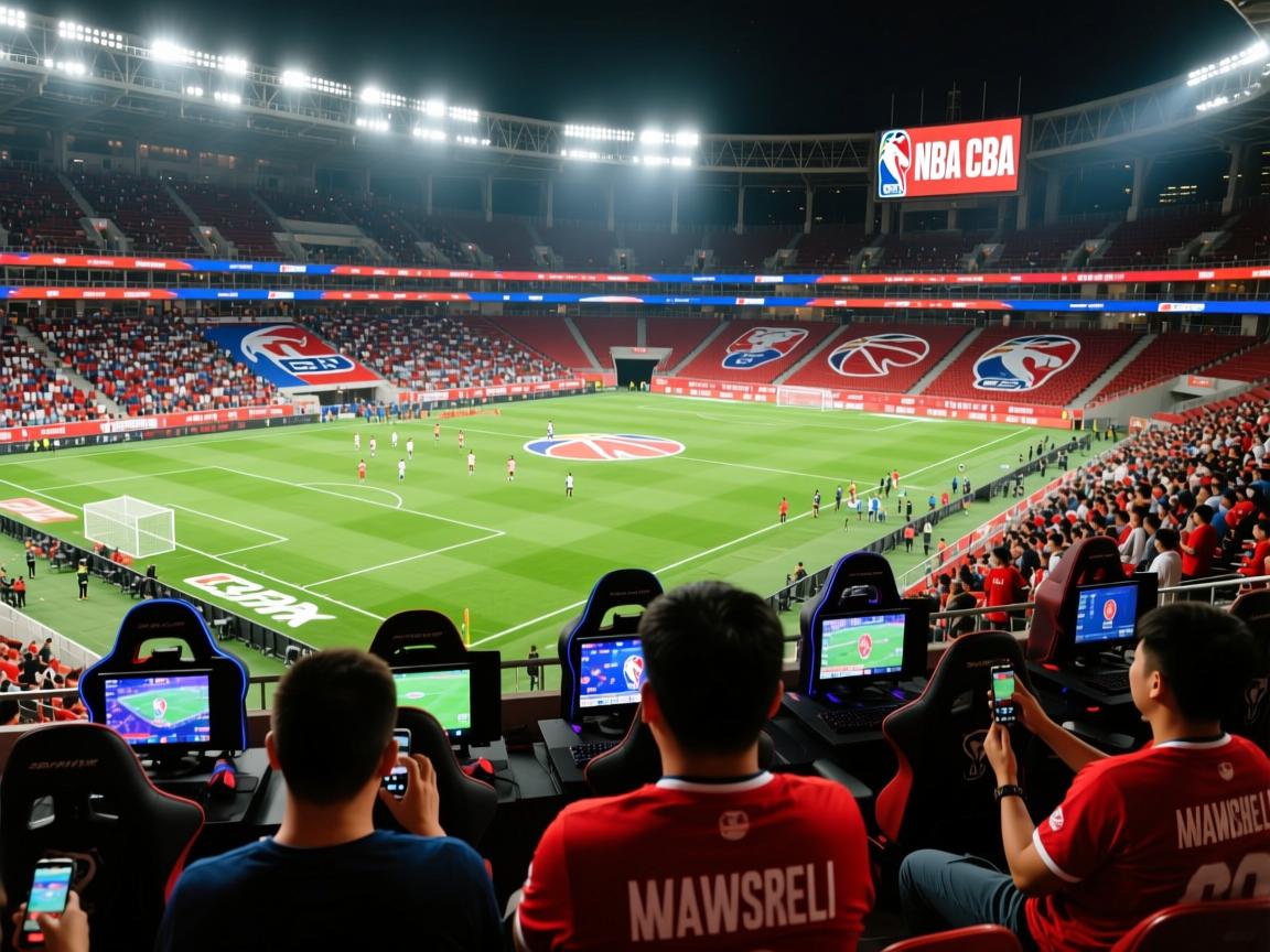 热衷足球的球迷聚集观看几支球队的风采 第3张