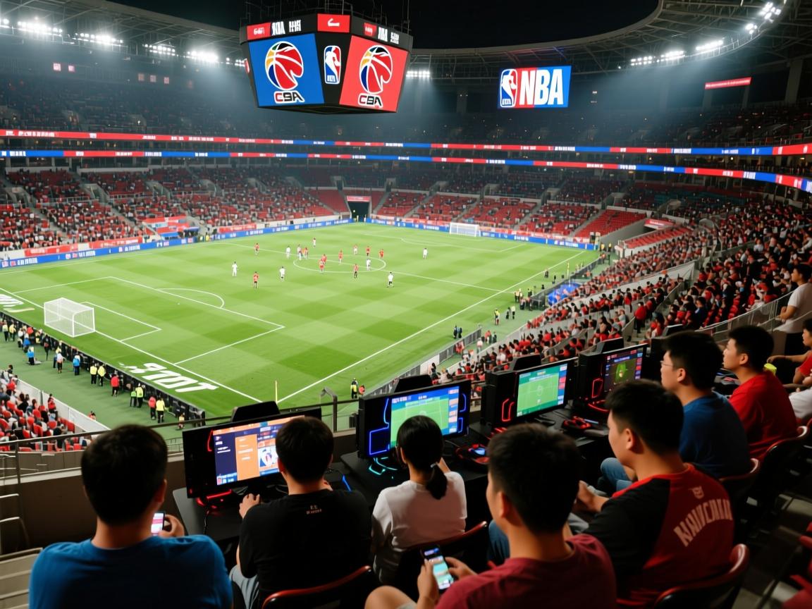 热衷足球的球迷聚集观看几支球队的风采 第4张